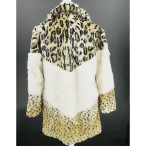 Rare Cheetah Print Coat Faux Fur Mob Wife ASO HIgh School Musical Series SIze XS - Picture 2 of 12